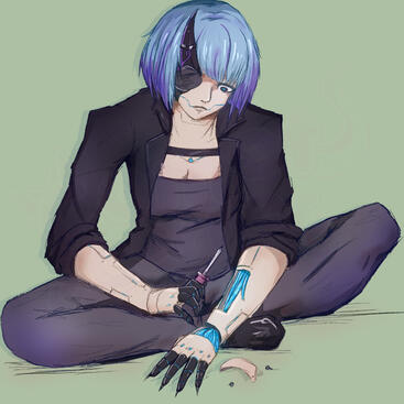 Commission - CRites Colored Sketch